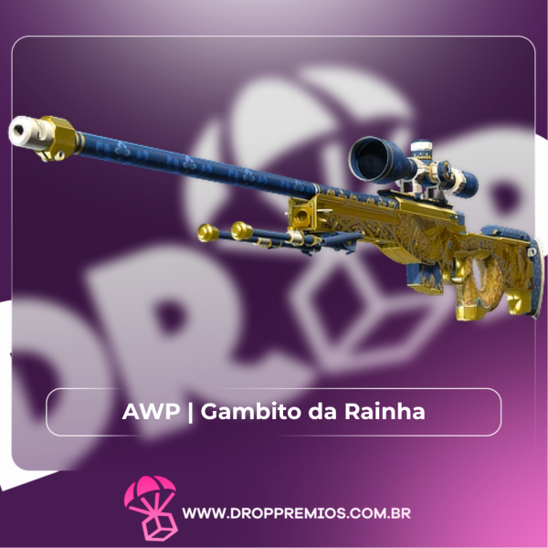 0341 PRÊMIO - AWP | Gambito da Rainha (Testada em Campo)